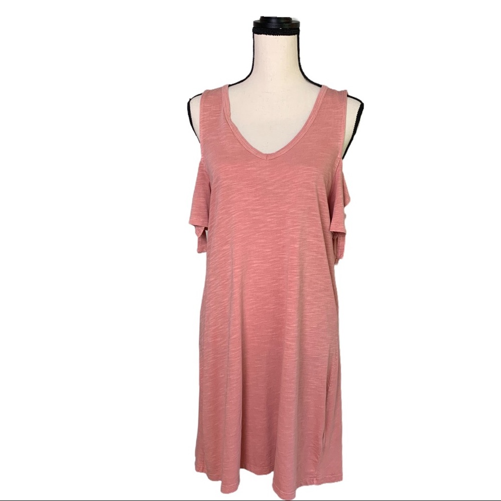 *SOLD*Sanctuary Casual V Neck Pink Dress